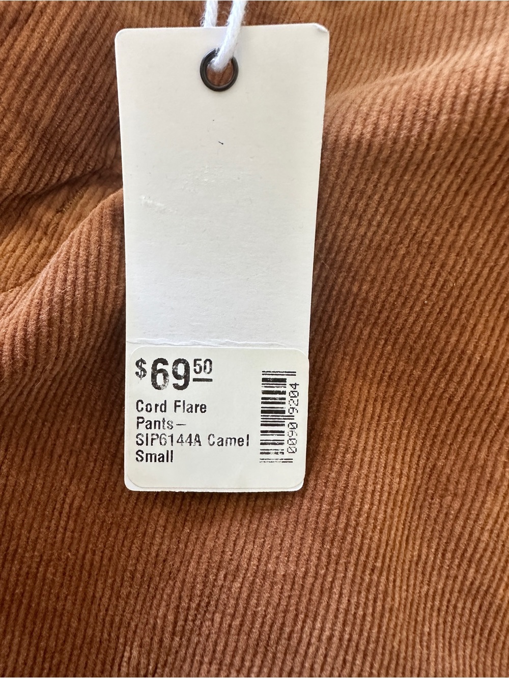 Camel Brown Corduroy Flared Pants - Picture 5 of 9
